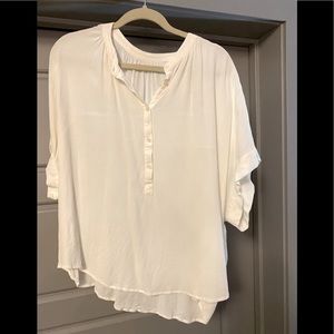 Great blouse for blazer.